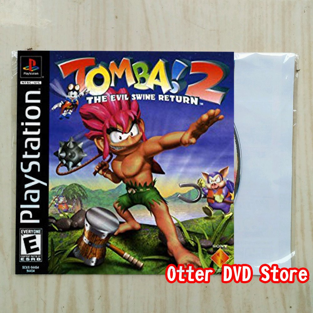 Kaset CD Game Ps1 Ps 1 Tomba 2 - The Evil Swine Return