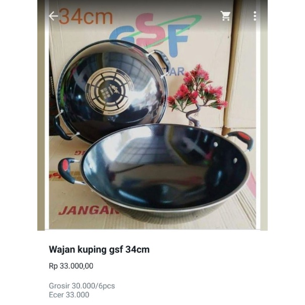 Wajan kuping 34cm