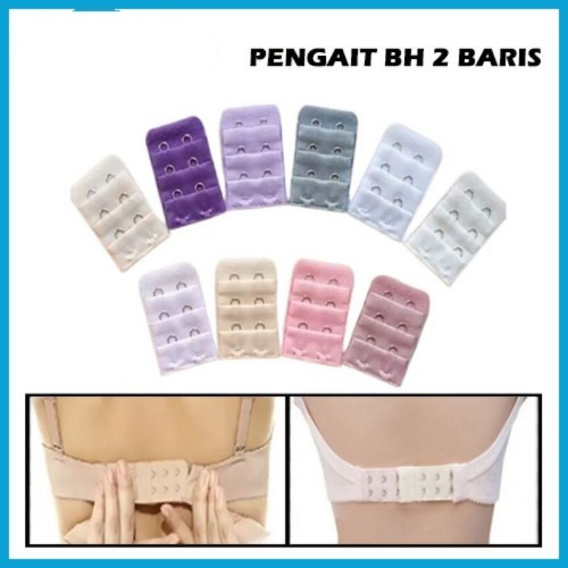 Bra Extension Pengait Tali BH/Sambungan Kait Bra Untuk Perpanjang