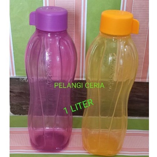 Botol minum eco family tutup ulir 1 liter tupperware satuan ( 1 pcs )