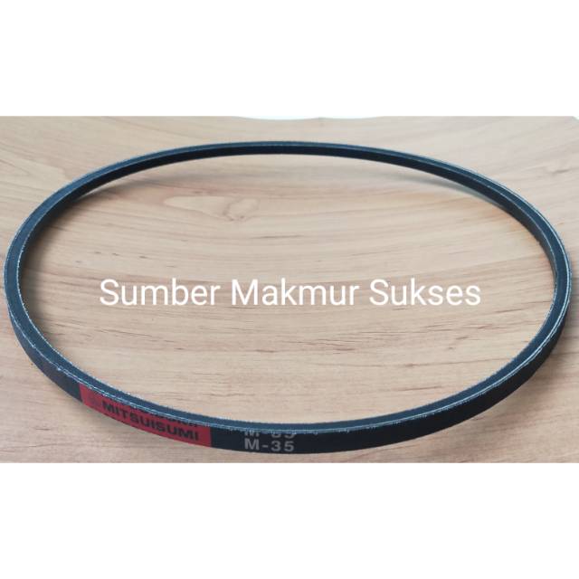 V belt Vanbelt Fanbelt Mesin Cuci M35 M 35 M-35 Mitsuisumi Grade A