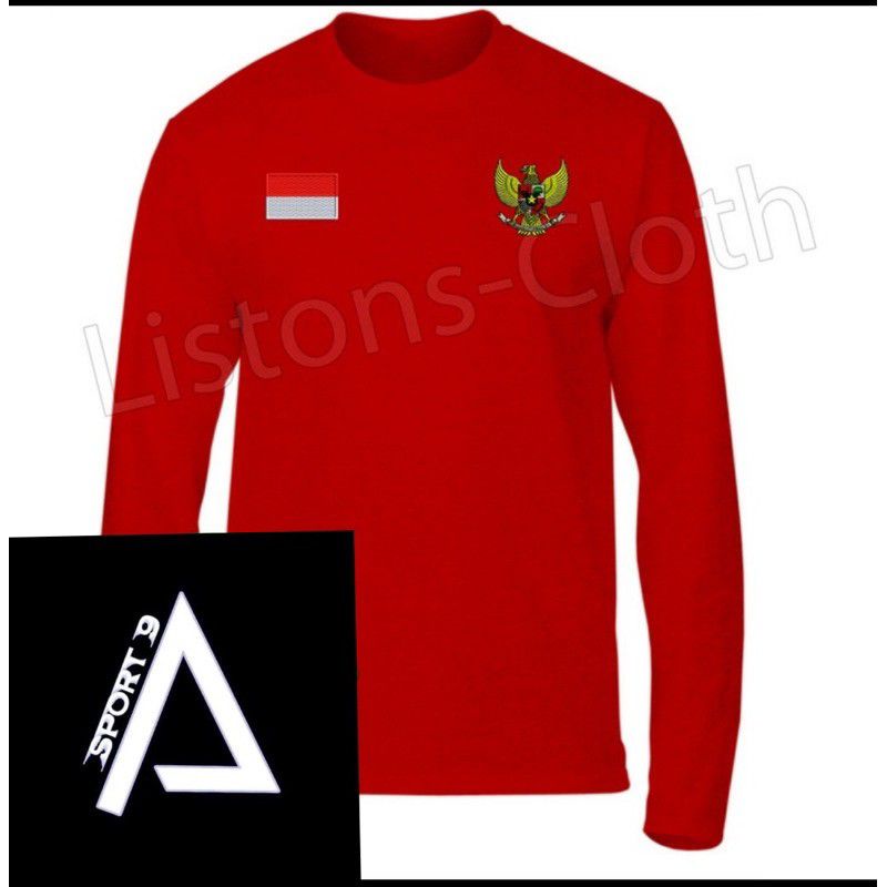 KAOS GARUDA BENDERA INDONESIA LENGAN PANJANG