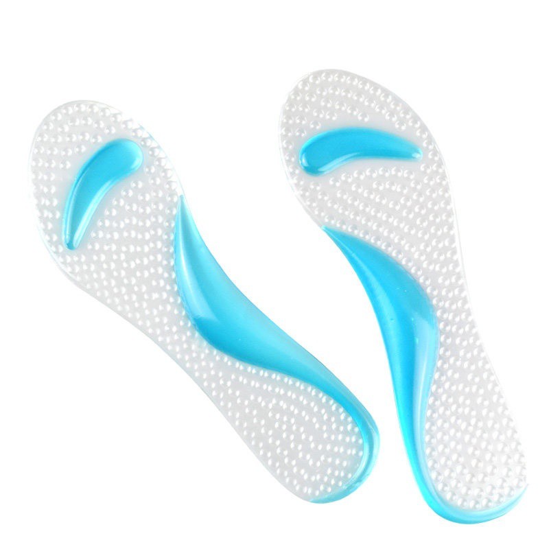 Silicone Gel Pijat Sepatu Sol Wanita Sepatu Hak Tinggi Bantalan Kaki Bantal Dukungan Lengkungan