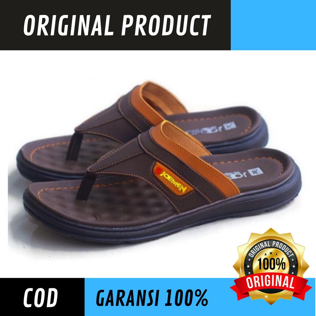 Sandal Pria Kulit  Original Pria Jepit Import
