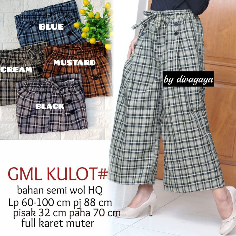 KULOT GML TERBARU BAHAN SEMI WOL BISA BB 45-70 KG