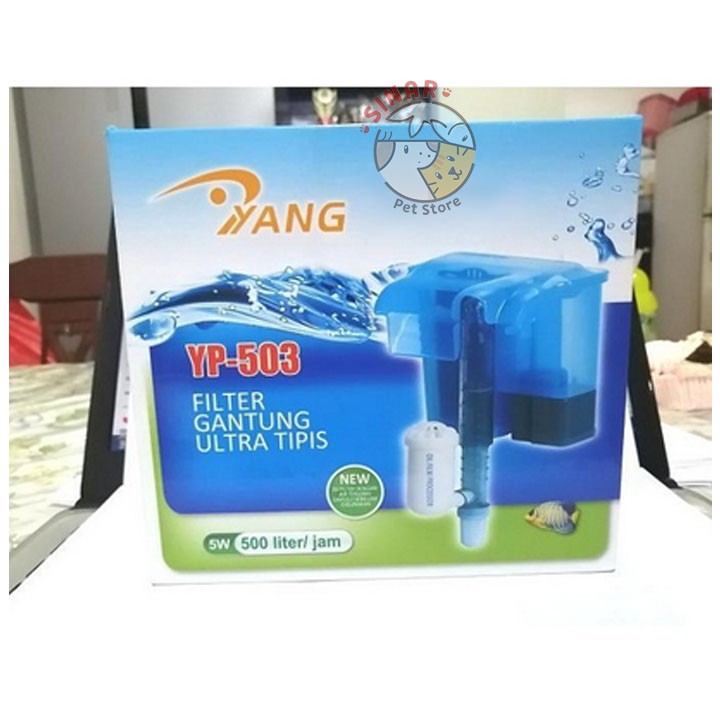 Hanging Filter Yang YP 503 - Filter Gantung Aquarium/Aquascape