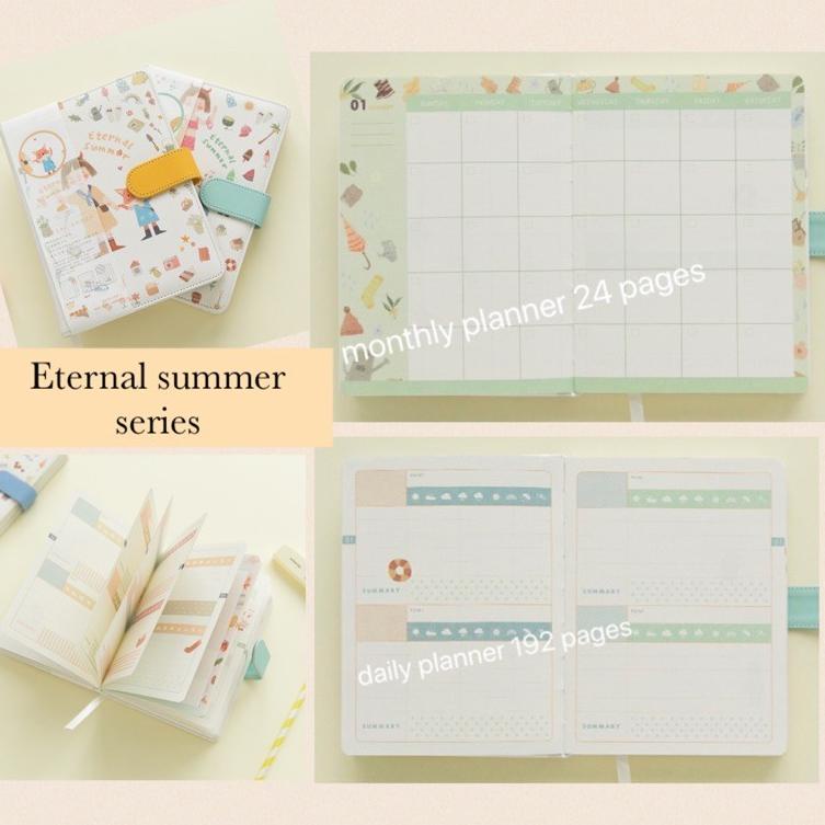 

((D-EVO_㊚)) [little_o.id] Eternal Summer Journal / Agenda impor / Notebook lucu-super keren