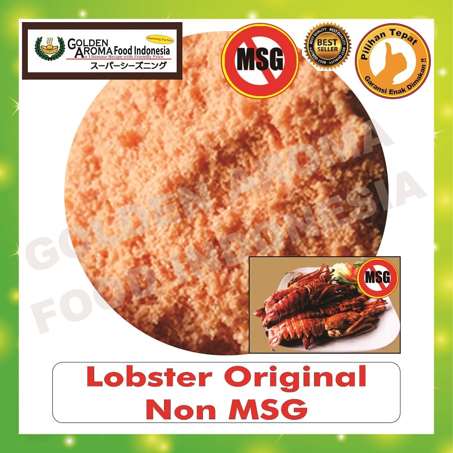 

Bumbu Tabur Lobster Original Non MSG 1 Kg Bubuk Tabur Lobster Original Seasoning Powder Murah GAFI