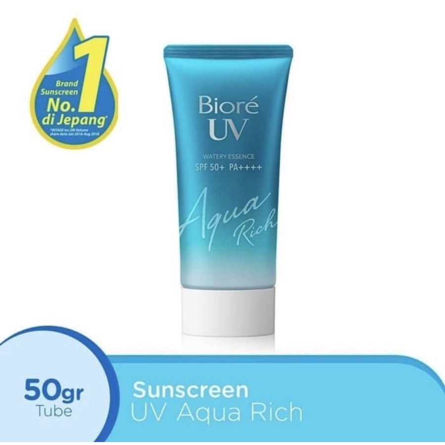 BIORE UV AQUA Rich Watery Essence Sunscreen Skin Care SPF50 50 gr - Sunscreen