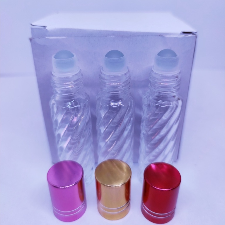 BOTOL - ULIR 10 ML | Botol parfum kosong Roll On [ Lusin ]
