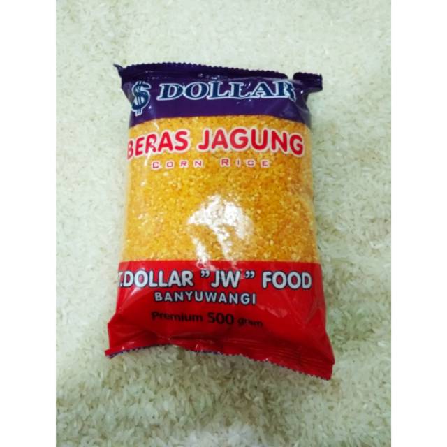 

Beras jagung Dollar 500 gram