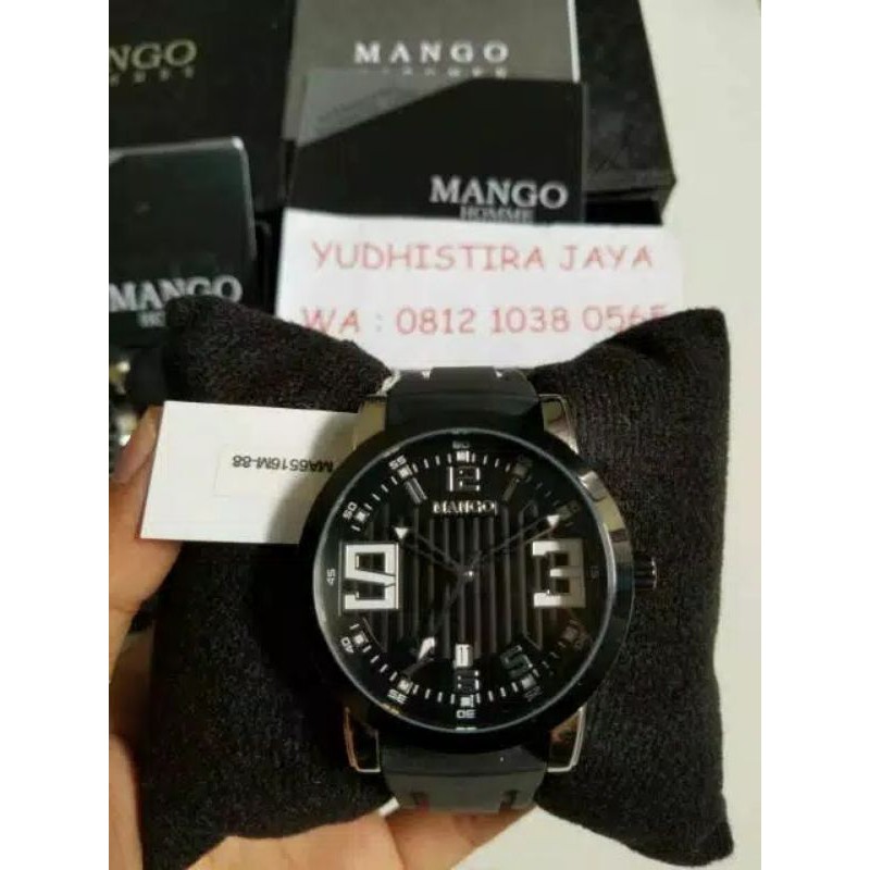 Jam Tangan Pria MANGO MG6516M 88-BLACK Original Garansi Resmi Mango Watch