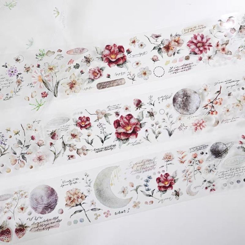 

Jennyuanzi Moon Flower PET Tape