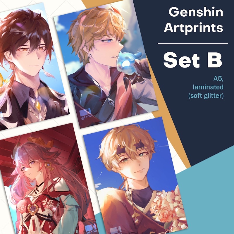 

Genshin Artprints - SET B