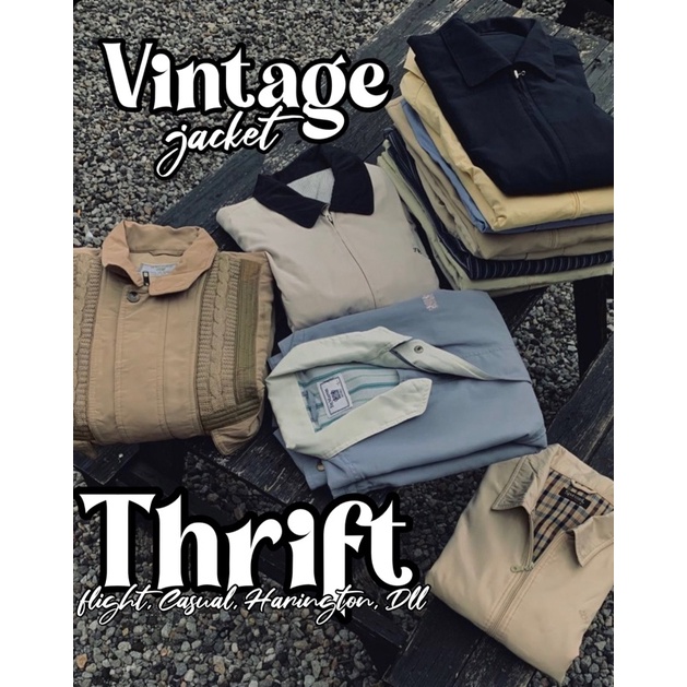 JACKET VINTAGE/ CASUAL/ TARTAN/ HARRINGTON/ FLIGHT JACKET/ WINDBREAKER
