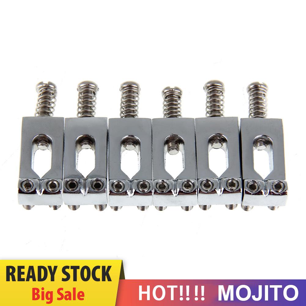 6pcs Saddle Bridge Tremolo Fixed Dengan Kunci Pas Untuk Gitar Elektrik Strat