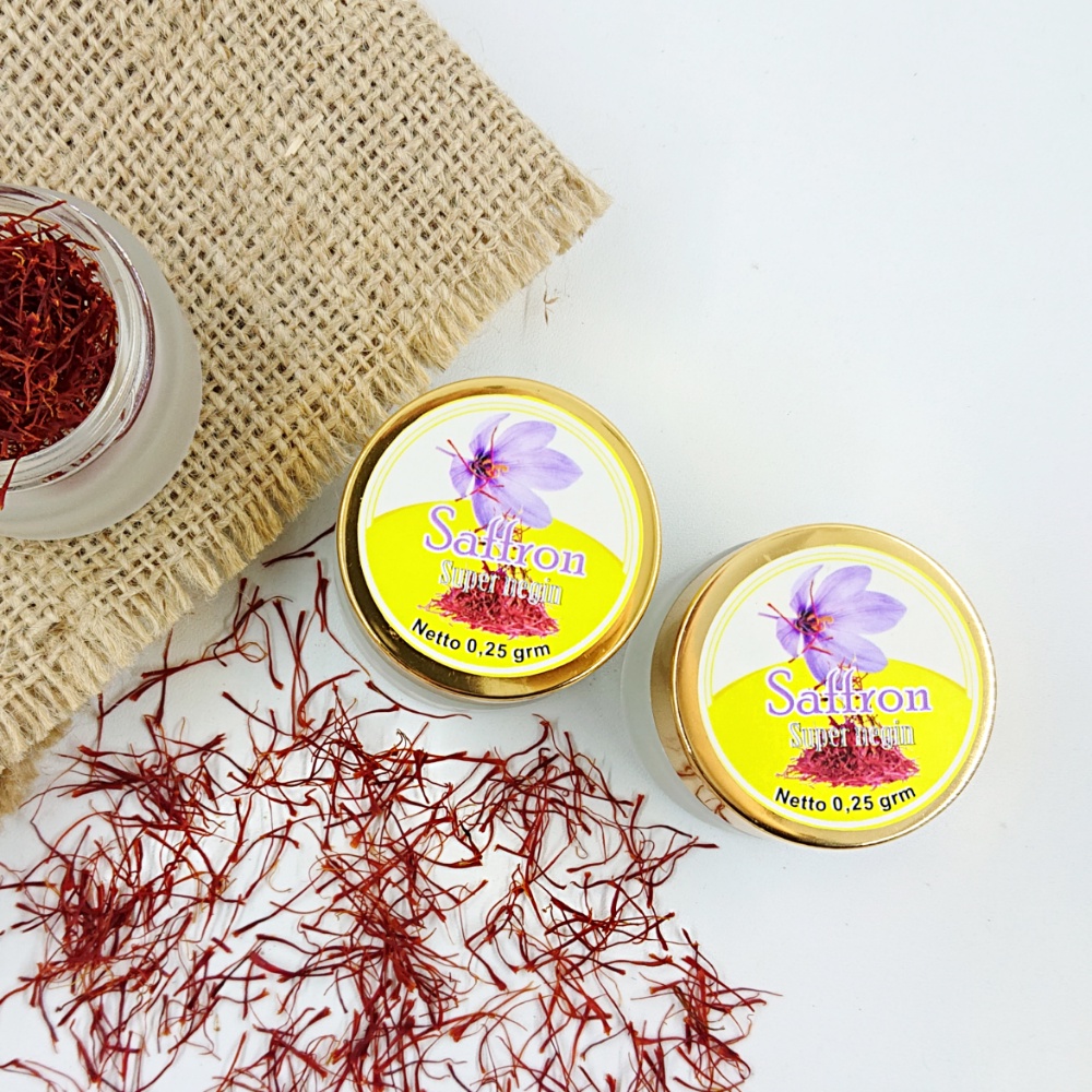 Safron / Saffron / Sapron 1 Gram SUPER Negin Original PREMIUM Quality