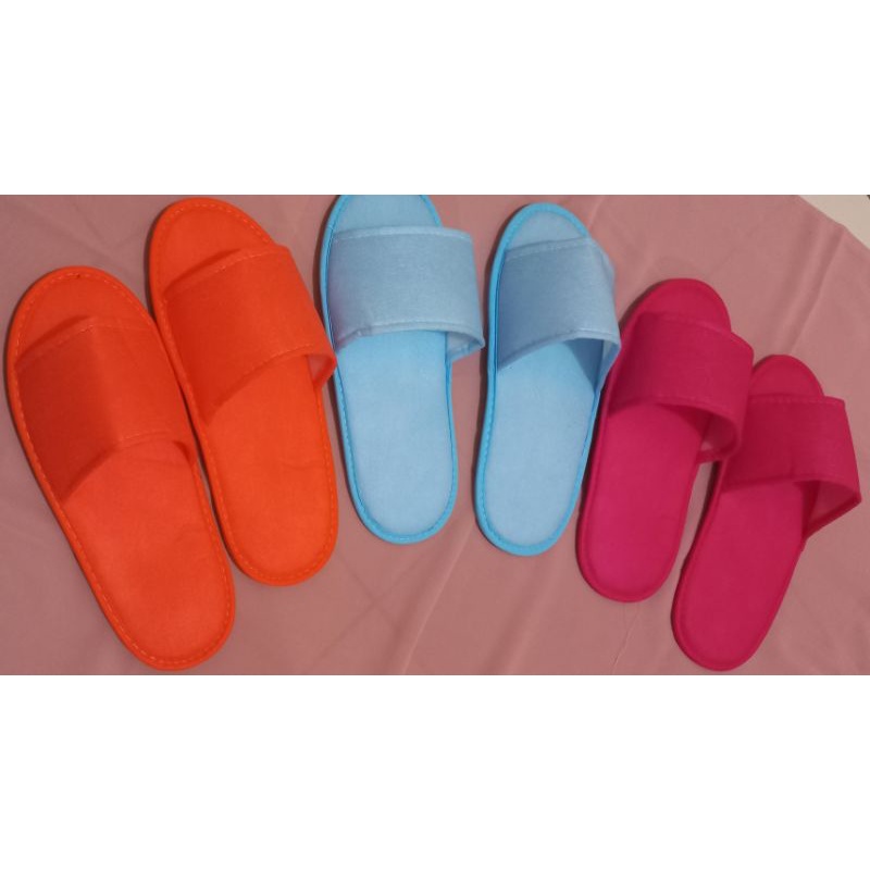 COSTUM BORDIR SANDAL #lantai  #hotel# minimal order 100 pasang klinik#sovenir#salon&amp;spa#kantor#dll