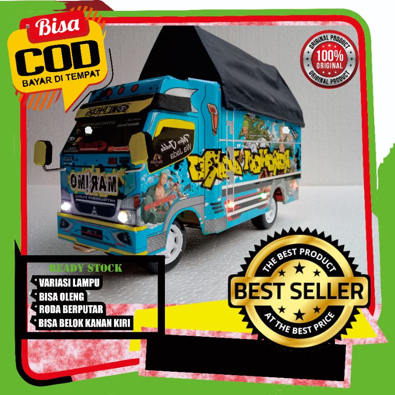 Miniatur truk oleng/ miniatur truk termurah/ miniatur truk kayu/miniatur truk remot control