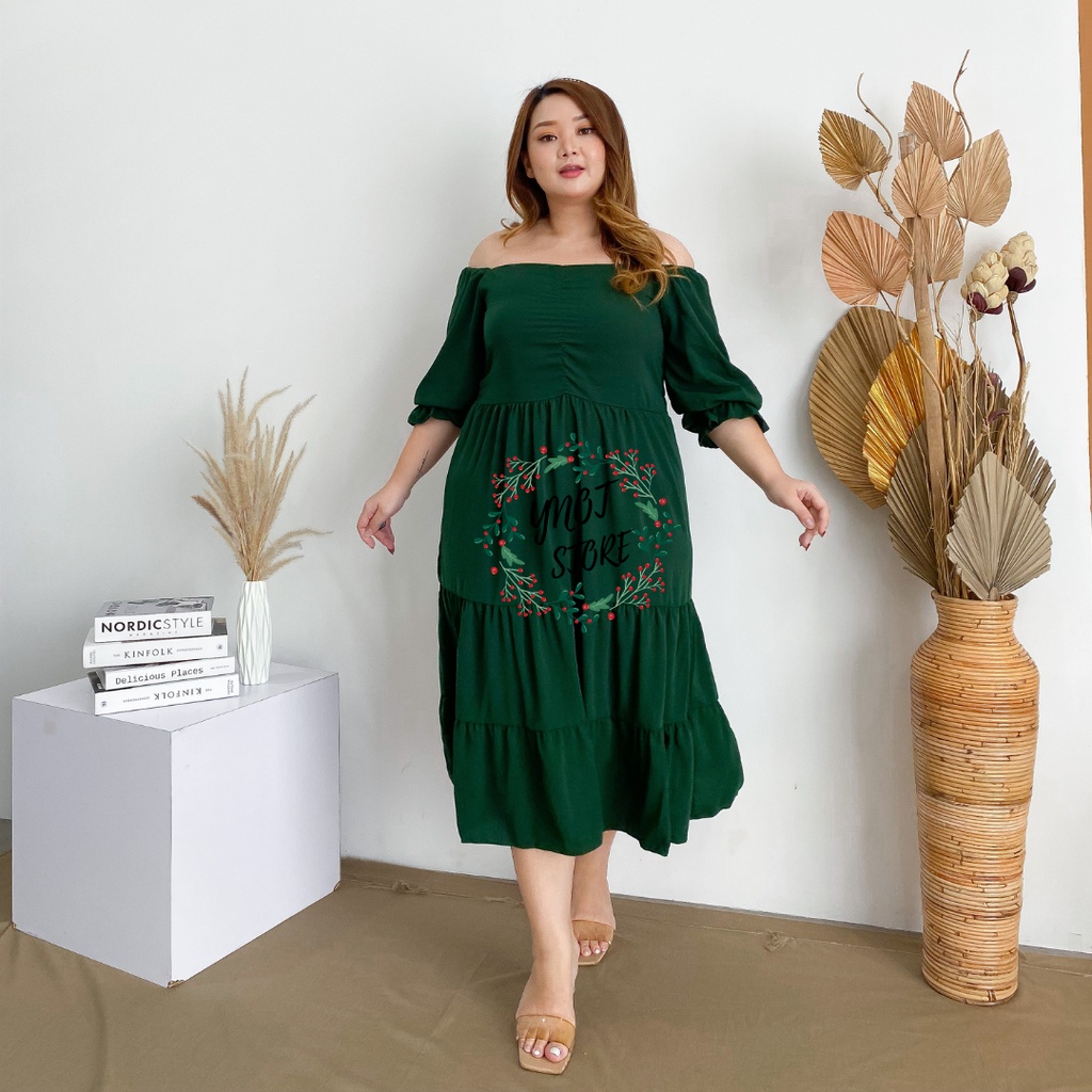 M-XXXXL | Dress Korea Mariee | Dress Casual Big Size | Dress Polos Sabrina | Dress Panjang Big Size 