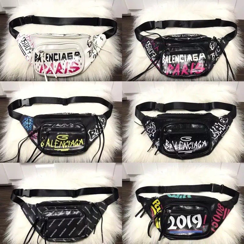 Waist Bag Balenciaga Graffiti Original