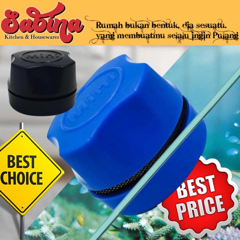 Sikat Kaca Magnetic Mini Pembersih Aquarium Floating Brush Glass