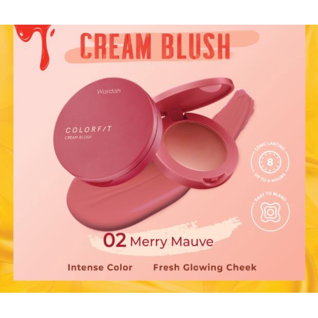 ☘️Yuri Kosmetik☘️ Wardah Colorfit Cream Blush