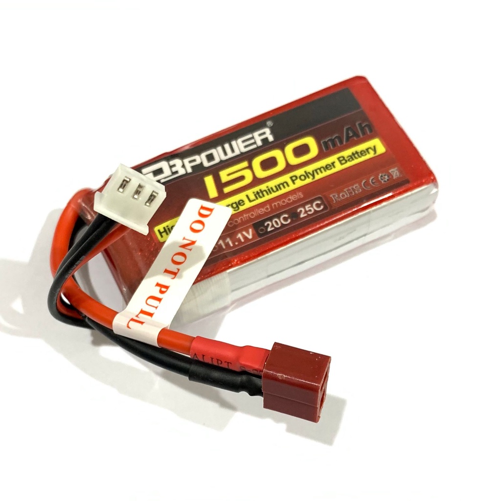 LPB/WS 1500mah 2S 25C Lipo Battery Baterai RC