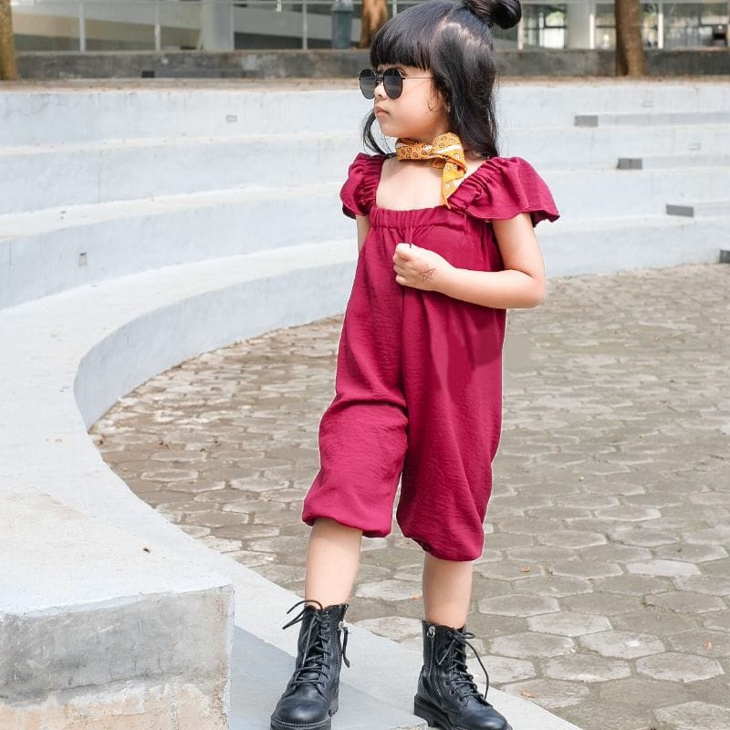 BEFAST - ZTL OOTD Jumpsuit Anak ALIYAH / JUMPSUIT ANAK DIANA / Jumpsuit Anak Perempuan keluaran terbaru / Pakaian Anak-Anak Lucu / Jumpsuit Casual Anak / Fashion Anak Jalan-Jalan / Jumpsuit Tanpa Lengan Polos / Terlaris / Termurah