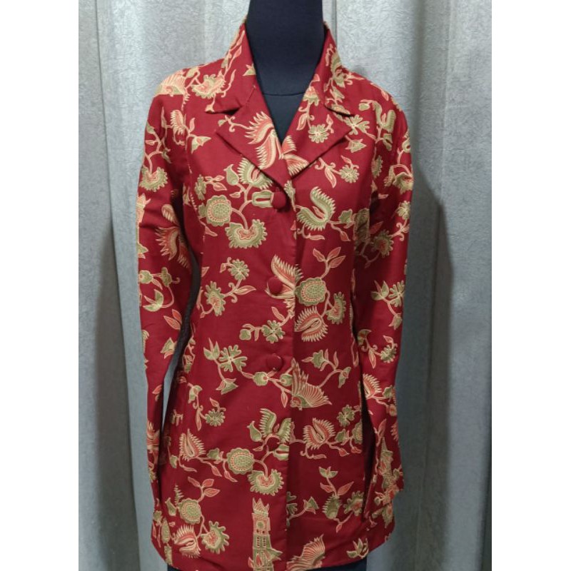 Seragam Batik DWP murah furing non furing Dharmawanita Persatuan terlaris/ Blazer Dwp free masker