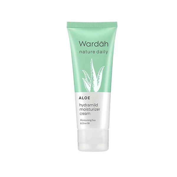 WARDAH Nature Daily ALOE Hydramild | Facial Wash / Moisturizing Cream / Multifunction Gel 100ml