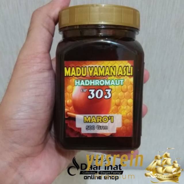 

Madu, madu yaman asli, maro'i, herbal, 500gram, cap303