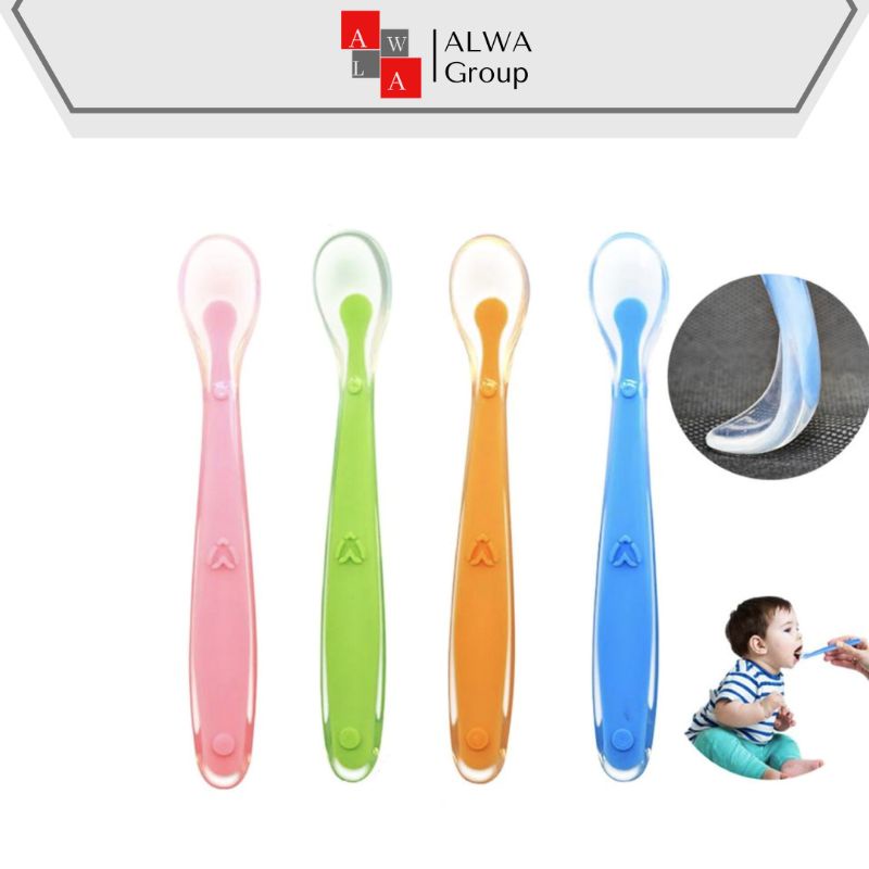 Sendok makan bayi silicone