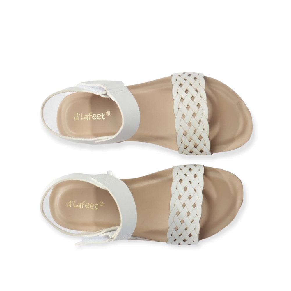 d'Lafeet Sandal Anak Perempuan - Lopika White / Ramayana Jatinegara