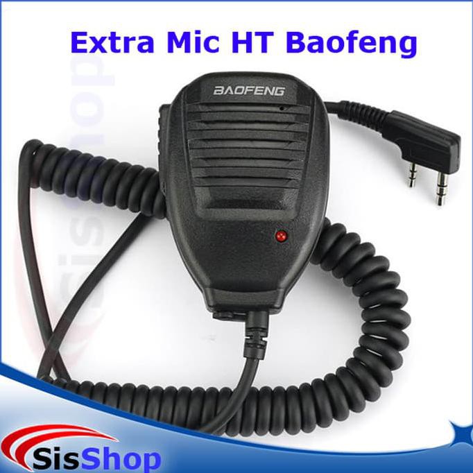Terbaru - Extra Mic HT Universal merk Baofeng untuk Weirwei / Kenwood / Firstcom