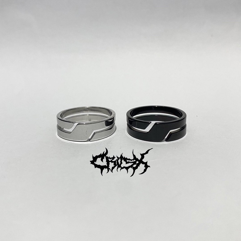 ZELTA RING / Z RING / CINCIN HITAM SILVER / COUPLE RING CINCIN COUPLE KOREAN STYLE RING CINCIN STYLE KOREA CINCIN AESTHETIC RING CINCIN TITANIUM CINCIN STAINLESS STEEL CINCIN PRIA CINCIN WANITA HIP HOP PUNK RETRO VINTAGE METAL RING