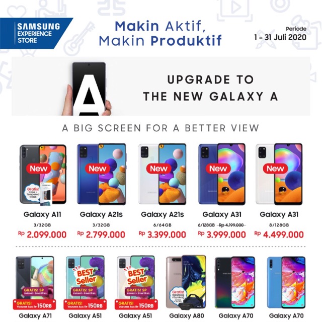Samsung galaxy series A