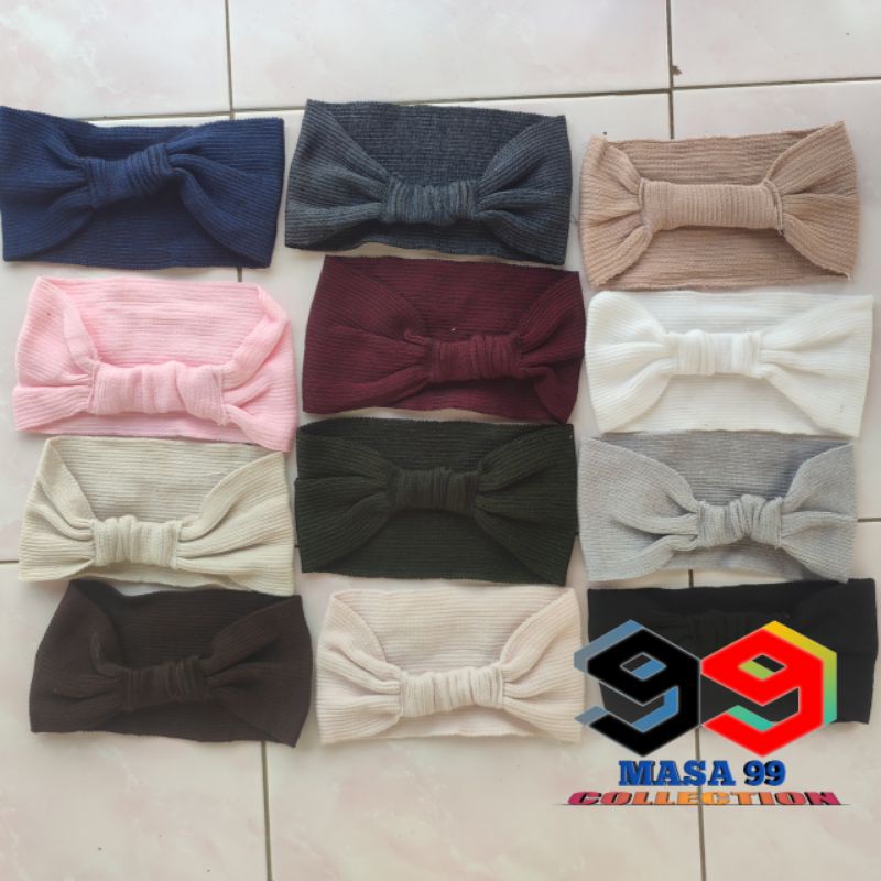 Ciput Rajut Bando Pita / Ciput inner bandana Bando Pita Rajut