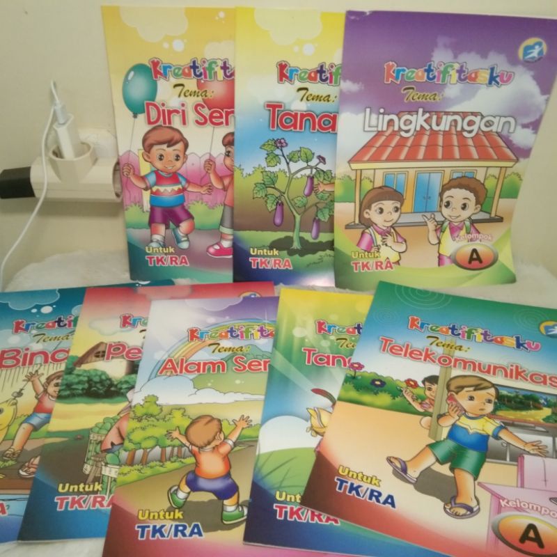 Paket Buku aktivitas anak TK / RA KREATIFITASKU Kelompok A