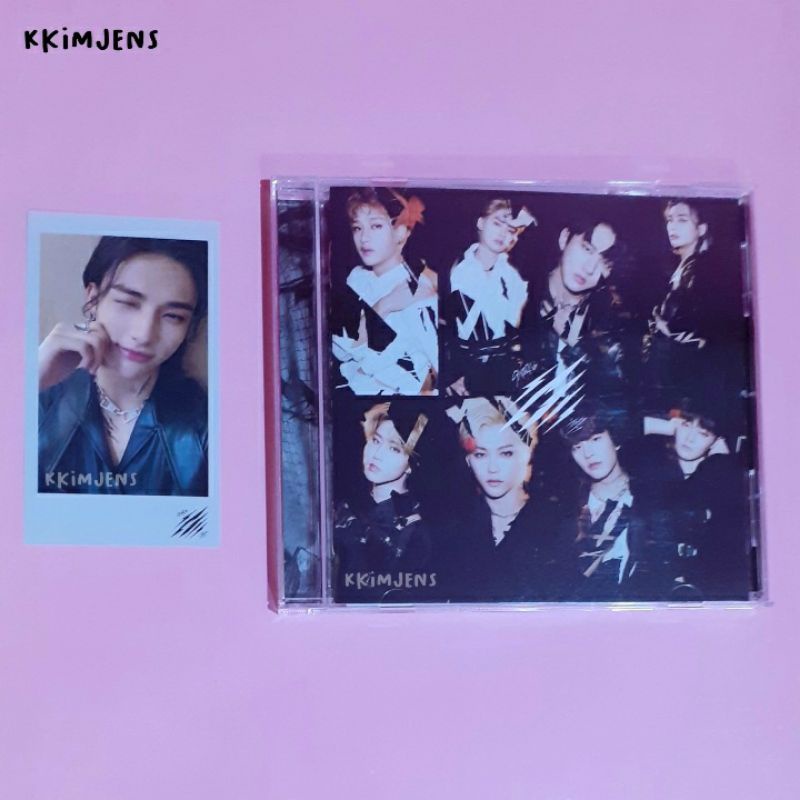 [ ready stock ] stray kids scars japan album fanclub version — hyunjin photocard pc E fc ver.