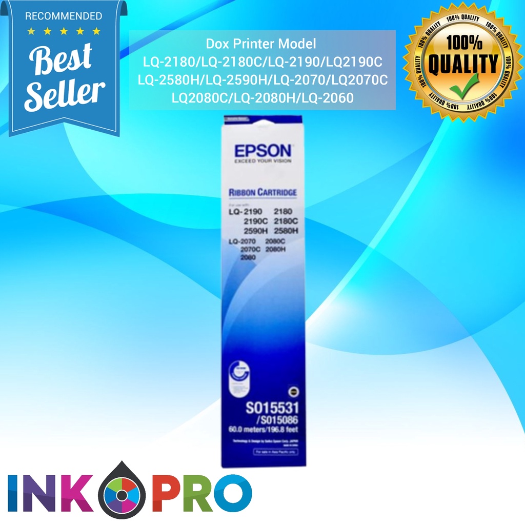 Ribbon cartridge LQ2190 Epson - Hitam