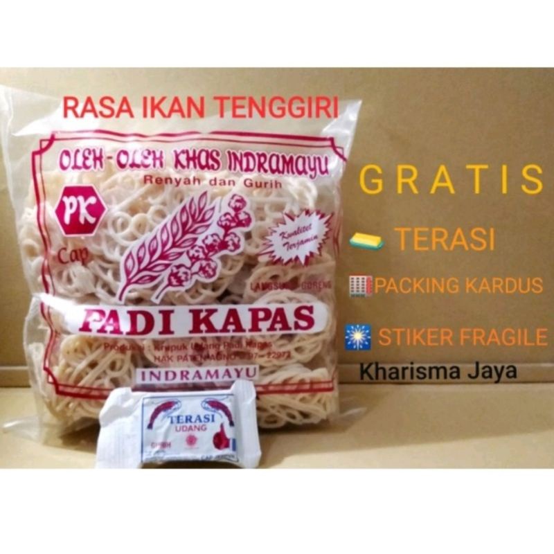 

KERUPUK MIE PADI KAPAS 250 GRAM GRATIS TERASI Khas Cirebon