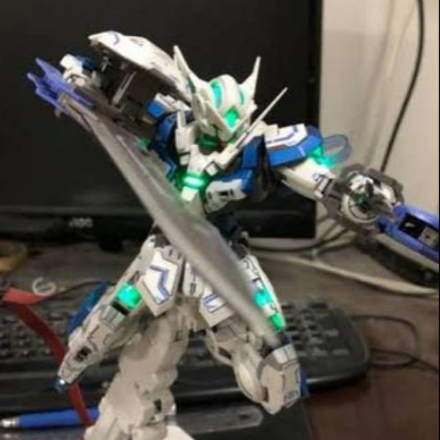 HS Hobby Star MG Astraea + full Led + base , Astrea Seri Exia 00 raiser Qant