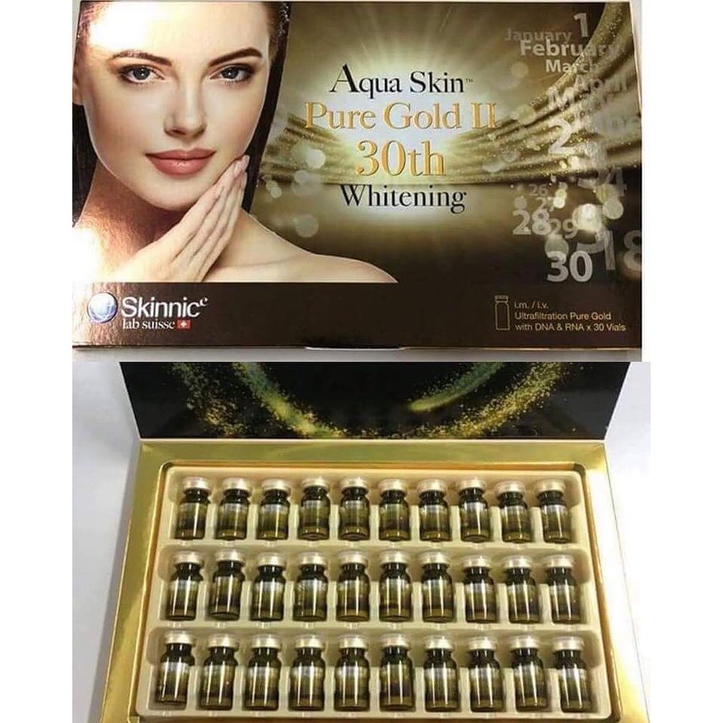 Aqua Skin Pure Gold II 30th Whitening swiss