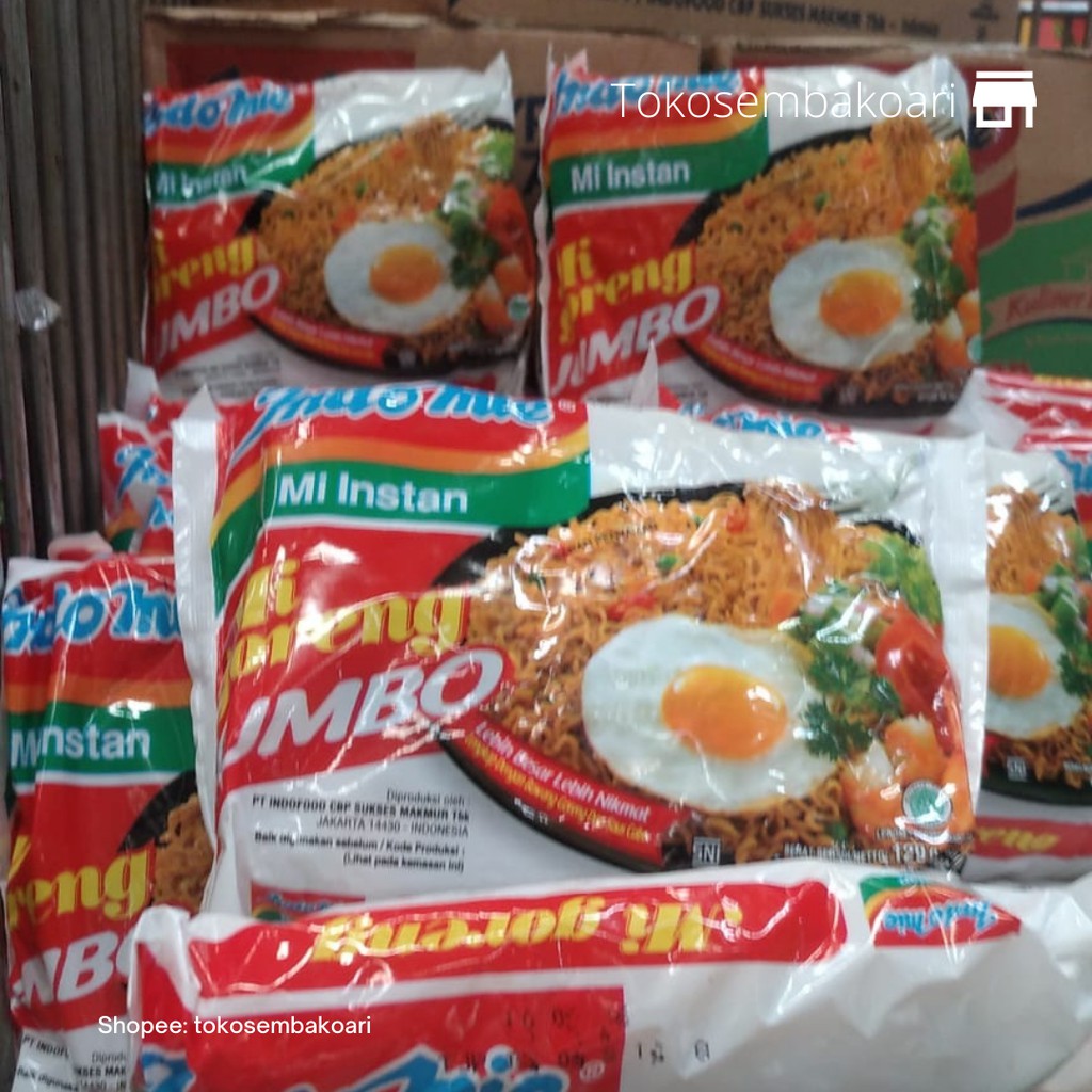 Jual Indomie Goreng Jumbo 129 G X 1 Pcs | Shopee Indonesia