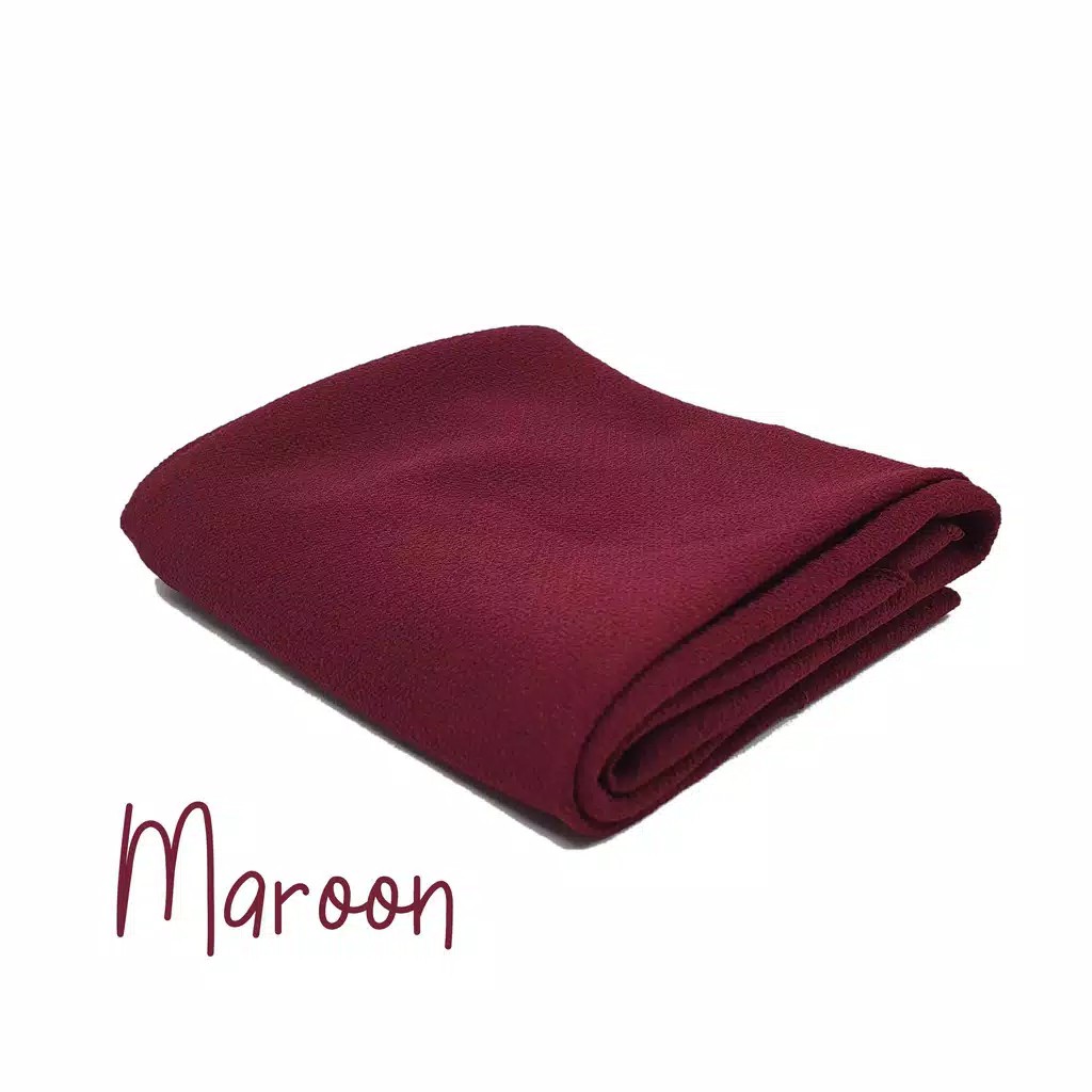 Hijab bergo maryam Diamond jilbab instant tali hijab kerudung mariam-MAROON