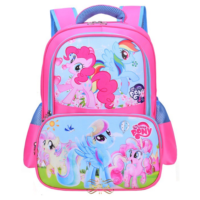 Tas Ransel Sekolah Anak Perempuan SD 16 inc 3 ruang kualitas import Premium -M0170