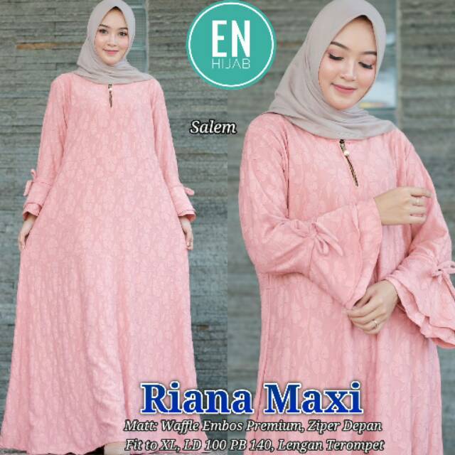 baju gamis syari|dress riana maxi