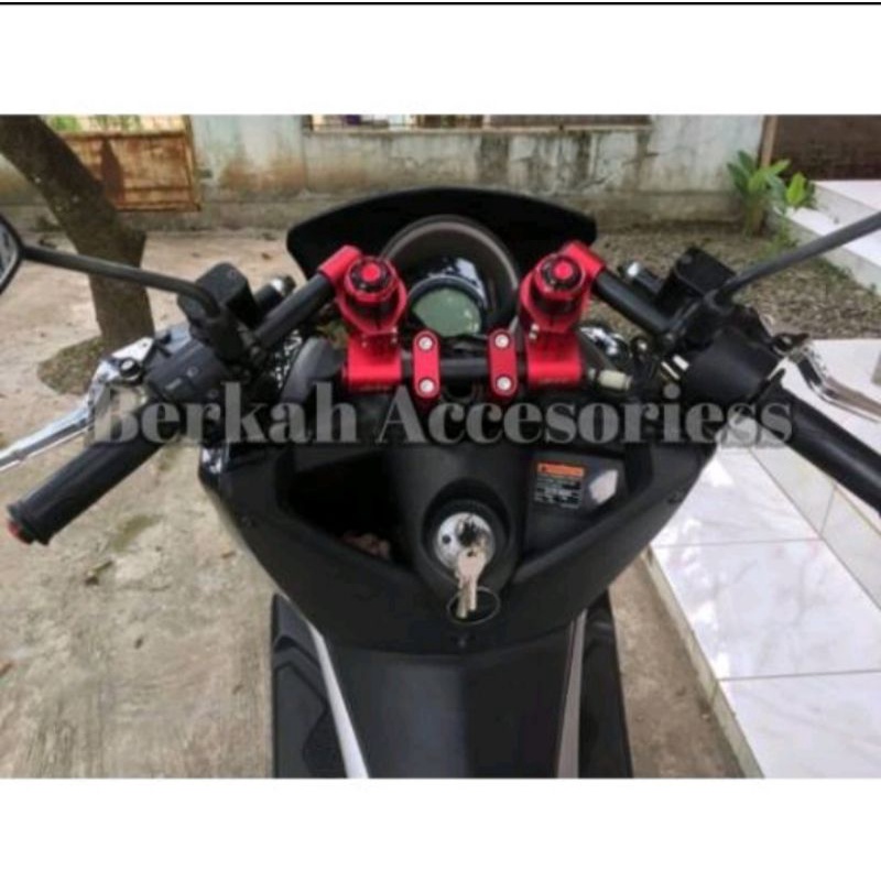 stang jepit nmax stang variasi nmax merk BIONDI full cnc -hk 99