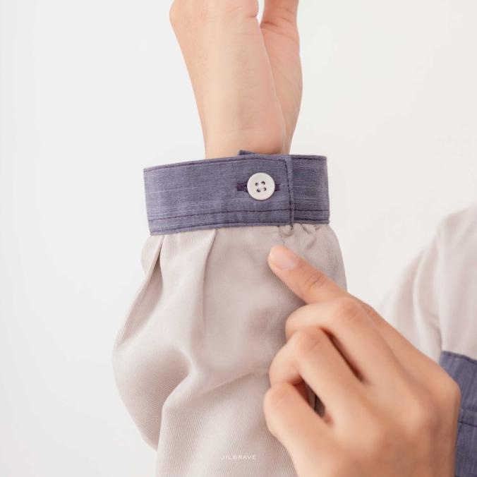 Elyse Dress Jilbrave Warna Light Blue